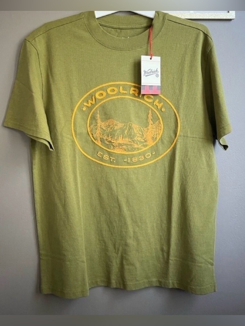 NWT Woolrich x Target limited edition graphic twe embroidered mountains adult M